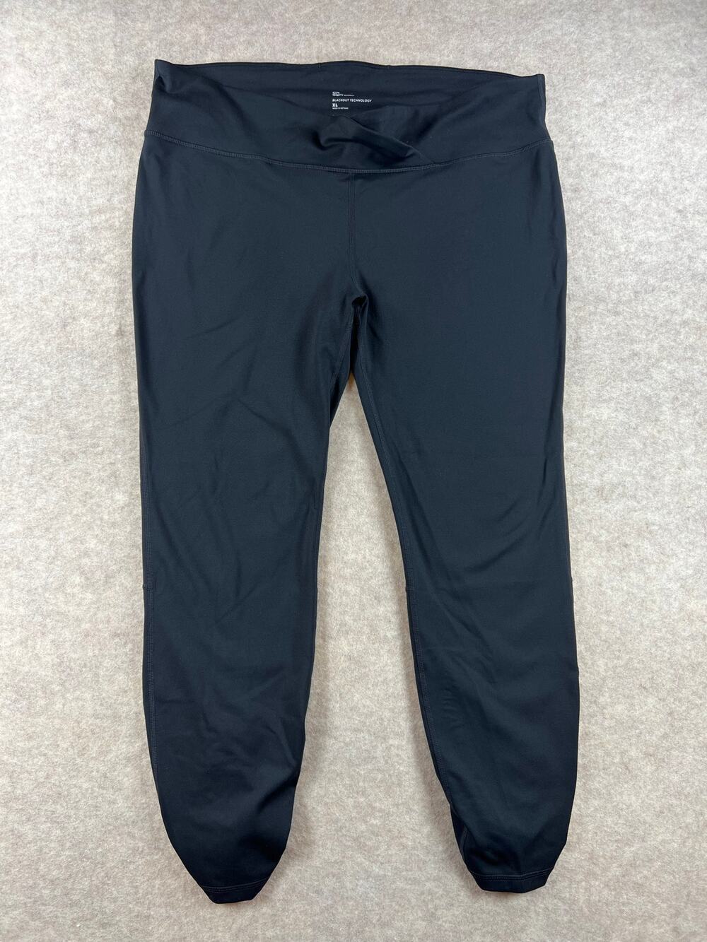 Gap Fit Maternity Blackout Technology Under-Belly Active Leggings Black XL